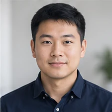 AI-generated sample portrait for the SEO Content Editor layout; not a confirmed employee
