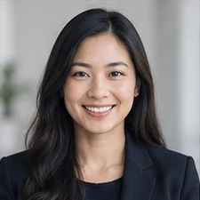 AI-generated sample portrait for the SEO Digital PR Specialist layout; not a confirmed employee